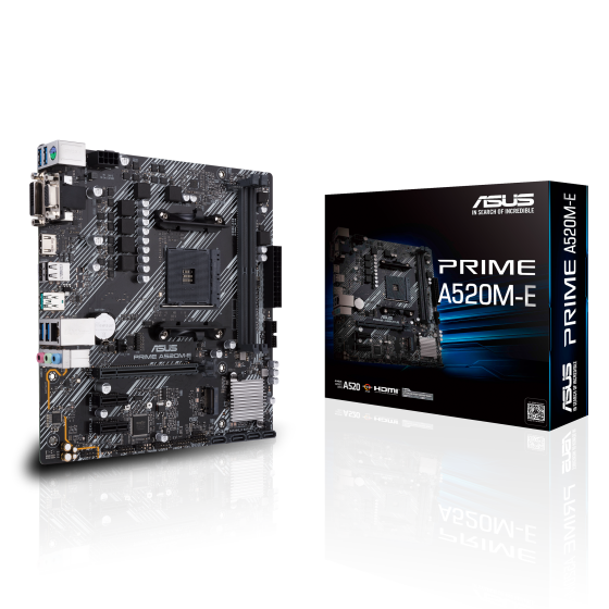 ASUS PRIME A520M-E Ryzen AM4 micro ATX Motherboard