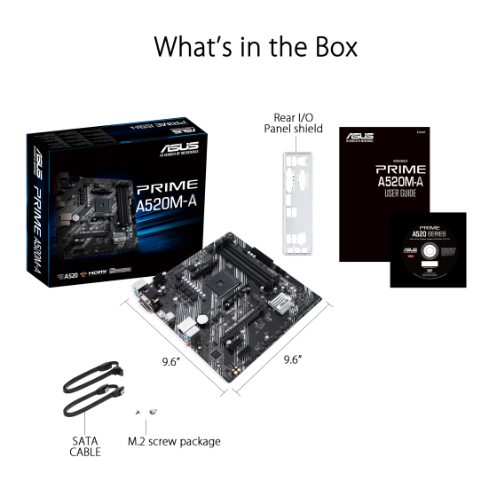 ASUS PRIME A520M-A AMD AM4 micro ATX motherboard