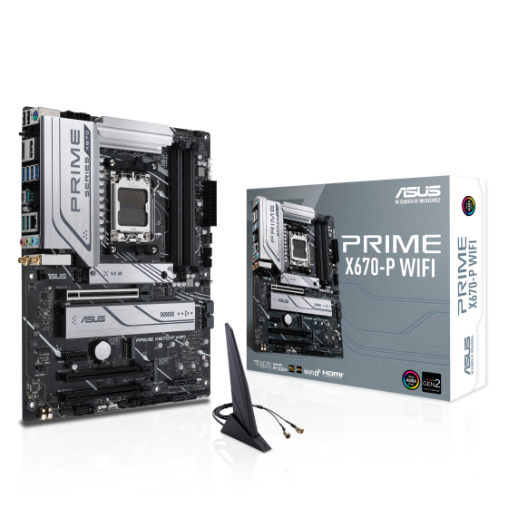 ASUS PRIME X670-P WIFI AM5 ATX motherboard