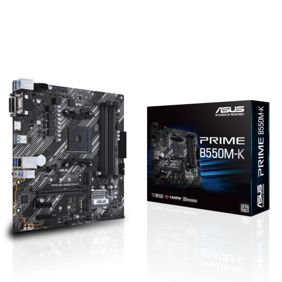 ASUS PRIME B550M-K AMD AM4 Motherboard