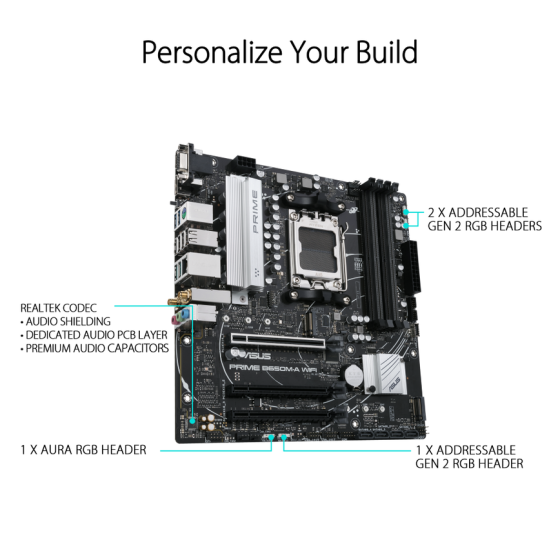 Asus PRIME B650M-A WIFI DDR5 ATX Motherboard