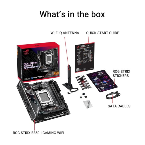ASUS ROG STRIX B850-I GAMING WIFI Mini-ITX Motherboard
