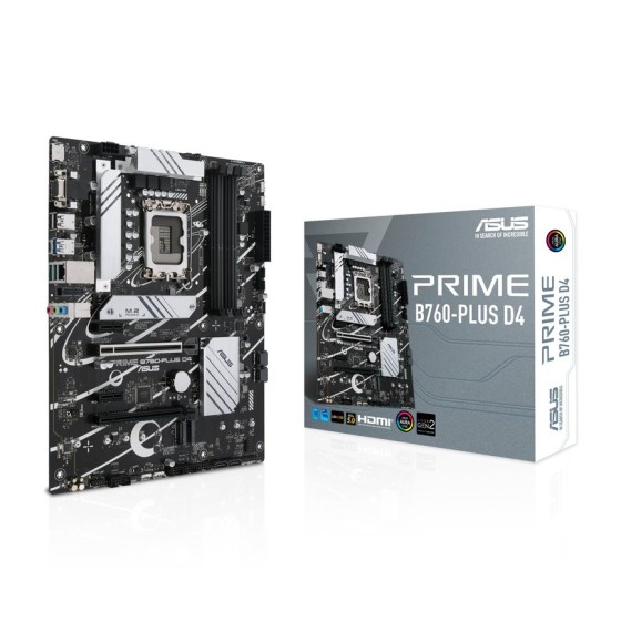 ASUS PRIME B760-PLUS D4 LGA 1700 ATX DDR4 Motherboard