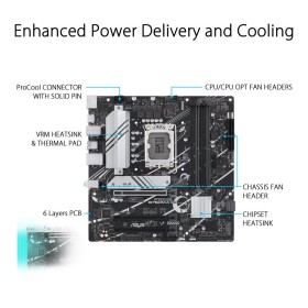 ASUS PRIME B760M-A D4 LGA 1700 mATX motherboard