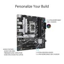 ASUS PRIME B760M-A D4 LGA 1700 mATX motherboard with PCIe 4.0, two M.2 slots, Realtek 2.5Gb Ethernet, DisplayPort, Dual HDMI®, SATA 6 Gbps, rear USB 3.2 Gen 2, front USB 3.2 Gen 1 Type-C®, Aura Sync