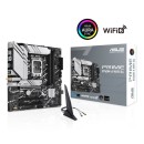 ASUS PRIME B760M-A WIFI D4 LGA 1700 mATX motherboard with PCIe 4.0, two M.2 slots, Realtek 2.5Gb Ethernet, Wi-Fi 6, DisplayPort, Dual HDMI®, SATA 6 Gbps, rear USB 3.2 Gen 2, front USB 3.2 Gen 1 Type-C®, Aura Sync