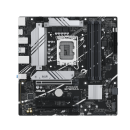 Asus Prime B760M-A with Intel® B760 (LGA 1700) mATX motherboard,DDR5, PCIe 4.0, two M.2 slots, Realtek 2.5Gb Ethernet, DisplayPort, Dual HDMI®, SATA 6 Gbps, rear USB 3.2 Gen 2, front USB 3.2 Gen 1 Type-C®, Aura Sync