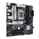 Asus Prime B760M-A with Intel® B760 (LGA 1700) mATX motherboard,DDR5, PCIe 4.0, two M.2 slots, Realtek 2.5Gb Ethernet, DisplayPort, Dual HDMI®, SATA 6 Gbps, rear USB 3.2 Gen 2, front USB 3.2 Gen 1 Type-C®, Aura Sync