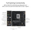 Asus TUF GAMING B760M-PLUS WIFI LGA 1700 ATX Motherboard with 12+1 Power Stages,DDR5, PCIe 5.0 SafeSlot, 3 PCIe 4.0 M.2, WiFi 6E, USB 3.2x2 Type-C