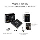 Asus TUF GAMING B760M-PLUS WIFI LGA 1700 ATX Motherboard with 12+1 Power Stages,DDR5, PCIe 5.0 SafeSlot, 3 PCIe 4.0 M.2, WiFi 6E, USB 3.2x2 Type-C