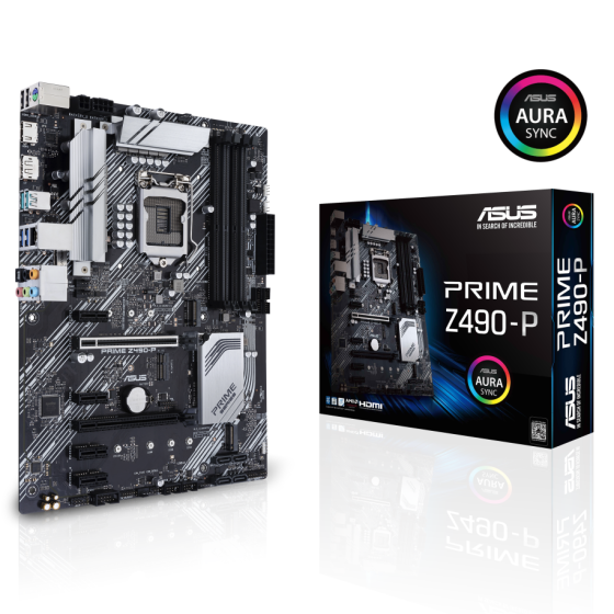 ASUS PRIME Z490-P LGA 1200 ATX motherboard