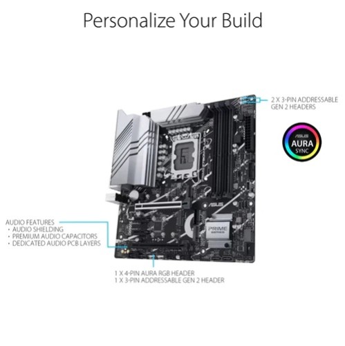 ASUS Prime Z790M-PLUS CSM Thunderbolt mATX Motherboard ASUS Prime Z790M-PLUS CSM Thunderbolt mATX Motherboard