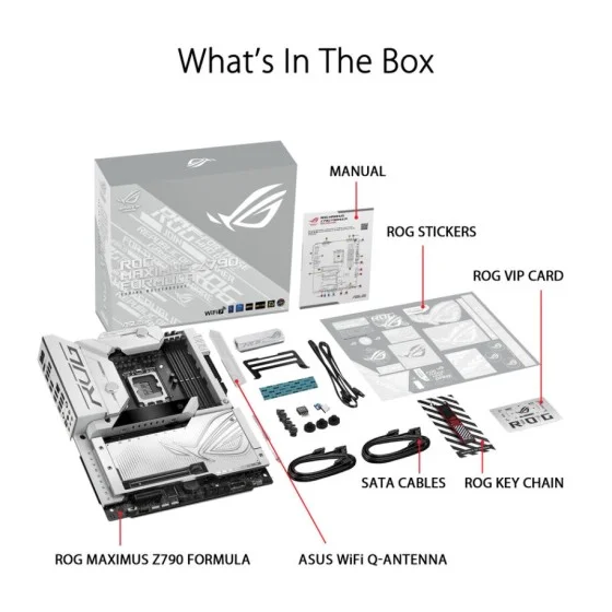ASUS ROG MAXIMUS Z790 FORMULA Intel Thunderbolt Motherboard ASUS ROG MAXIMUS Z790 FORMULA Intel Thunderbolt Motherboard