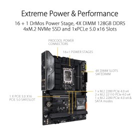 Asus TUF Gaming Z790 Plus WIFI LGA 1700 ATX Motherboard Asus TUF Gaming Z790 Plus WIFI LGA 1700 ATX Motherboard