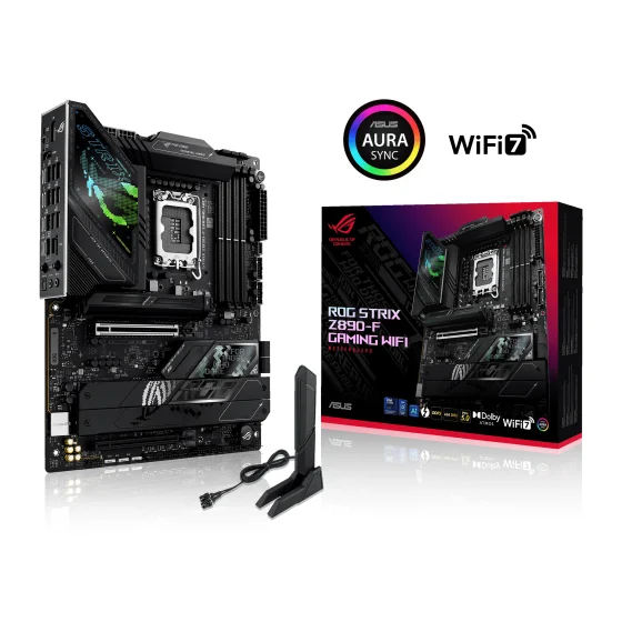 ASUS ROG STRIX Z890-F GAMING WIFI Gaming Motherboard ASUS ROG STRIX Z890-F GAMING WIFI Gaming Motherboard