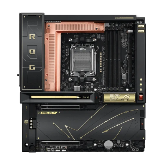 ASUS ROG Crosshair X870E Edition 20 accessory and motherboard image