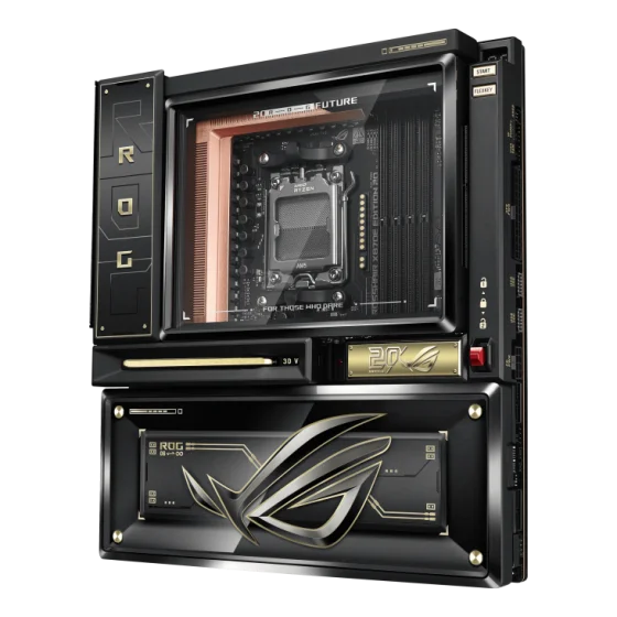 ASUS ROG Crosshair X870E Edition 20 rear and detail image