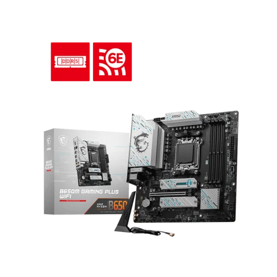 Msi B650M GAMING PLUS WIFI AMD DDR5 Gaming Motherboard Msi B650M GAMING PLUS WIFI AMD DDR5 Gaming Motherboard