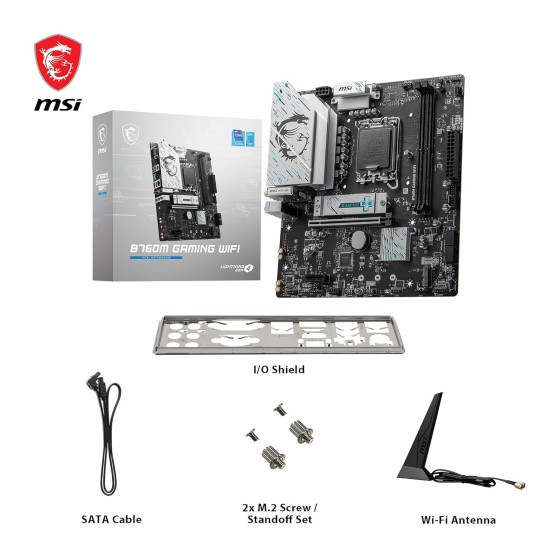 MSI B760M GAMING WIFI DDR5 micro-ATX motherboard