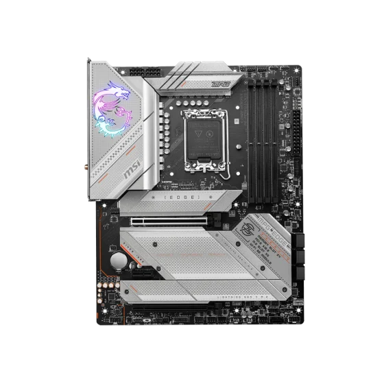 Msi MPG Z790 EDGE WIFI DDR5 Motherboard Supports 12th/13th Gen Intel® Core™ Processors, Pentium® Gold and Celeron® Processors LGA 1700,4x DDR5 7200+(OC),USB 3.2 Gen 1 5 Gbps (Type-A),USB 3.2 Gen 2 10Gbps (Type-A),2.5G LAN and Wi-Fi / Bluetooth Msi MPG Z790 EDGE WIFI DDR5 Motherboard Supports 12th/13th Gen Intel® Core™ Processors, Pentium® Gold and Celeron® Processors LGA 1700,4x DDR5 7200+(OC),USB 3.2 Gen 1 5 Gbps (Type-A),USB 3.2 Gen 2 10Gbps (Type-A),2.5G LAN and Wi-Fi / Bluetooth
