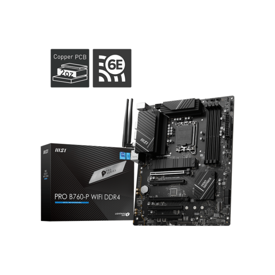 MSI Pro B760-P DDR4 Motherboard MSI Pro B760-P DDR4 Motherboard