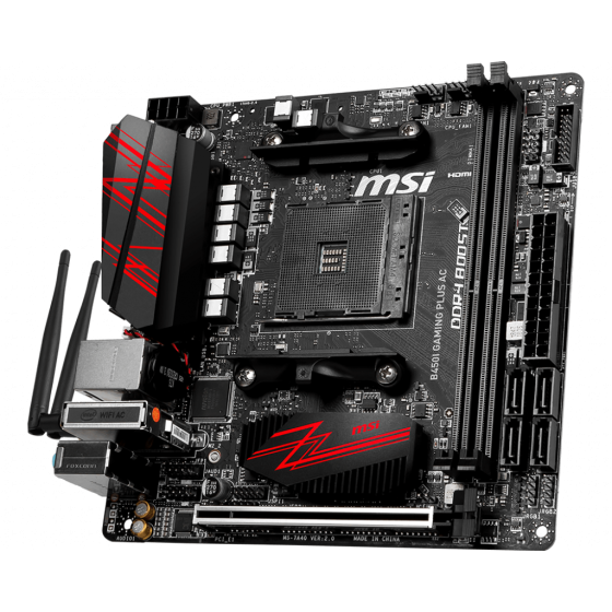 Msi B450i Gaming Plus AC Mini-ITX Wi-Fi Motherboard