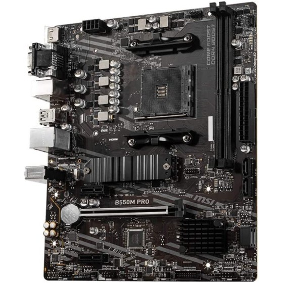 MSI B550M-A PRO ProSeries AMD AM4 Micro-ATX Motherboard