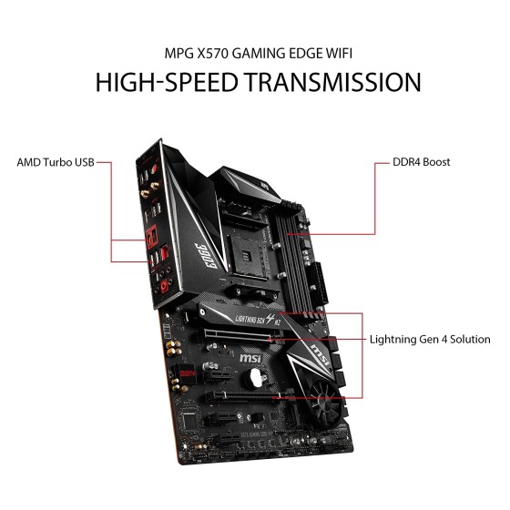 MSI MPG X570 Gaming Edge WiFi Motherboard