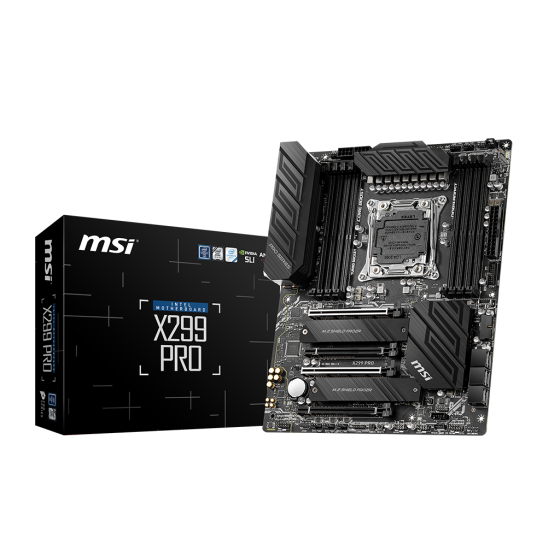 MSI X299 PRO LGA2066 PCI-E Gen3 x4 ATX Motherboard