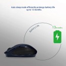 ASUS MW203 Blue Multi-Device Wireless Silent Mouse