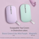 ASUS Marshmallow MD100 Lilac Mist Purple/Brave Green Wireless Mouse