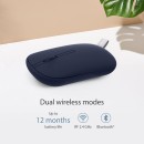 ASUS Marshmallow MD100 Quiet Blue /Solar Bule Wireless Mouse