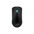ASUS ROG Harpe Ace Aim Lab Edition Black ultra-lightweight 54-gram wireless gaming mouse, 36000 dpi AimPoint sensor, SpeedNova wireless technology, ROG Micro Switches, five programmable buttons and synergy profile functions with Aim Lab Settings Optimizer