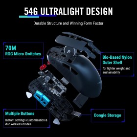 ASUS ROG Harpe Ace Aim Lab Edition Black Wireless Gaming Mouse