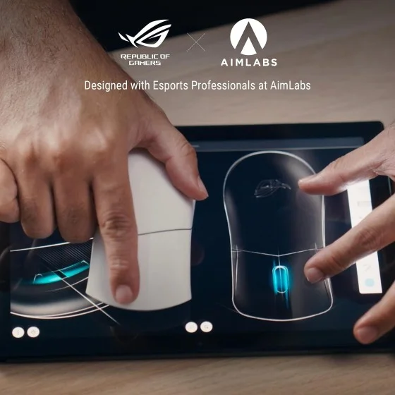 ROG and Aim Lab designed ROG Harpe Ace with esports professionals
