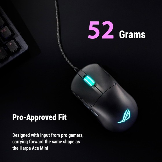 ASUS ROG Harpe Mini Core wired Gaming Mouse ASUS ROG Harpe Mini Core wired Gaming Mouse