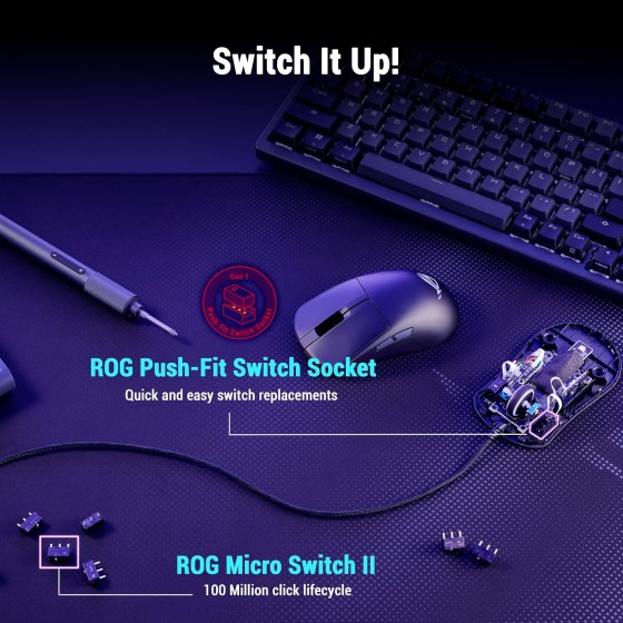 ASUS ROG Harpe Mini Core wired Gaming Mouse ASUS ROG Harpe Mini Core wired Gaming Mouse