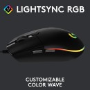 Logitech G102 Lightsync Black 8000 DPI RGB Gaming Mouse Logitech G102 Lightsync Black 8000 DPI RGB Gaming Mouse