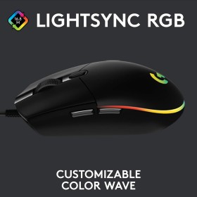 Logitech G102 Lightsync Black 8000 DPI RGB Gaming Mouse Logitech G102 Lightsync Black 8000 DPI RGB Gaming Mouse