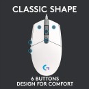 Logitech G102 Lightsync White 8000 DPI RGB Gaming Mouse Logitech G102 Lightsync White 8000 DPI RGB Gaming Mouse