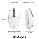 Logitech G102 Lightsync White 8000 DPI RGB Gaming Mouse Logitech G102 Lightsync White 8000 DPI RGB Gaming Mouse