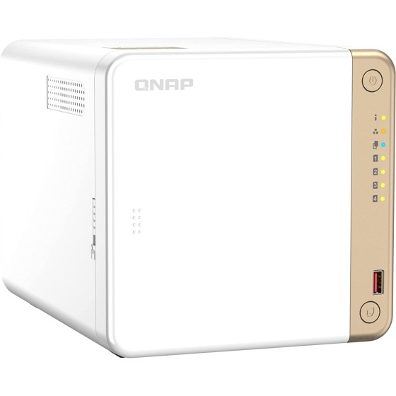 QNAP Turbo NAS TS-462-2G SAN/NAS Storage System With IntelÂ® CeleronÂ® N5105/N5095 4-core/4-thread Processor,IntelÂ® CeleronÂ® N5105/N5095 4-core/4-thread Processor,2GB DDR4 SODIMM (1 x 2GB),  max. 16GB (2 DIMMs)