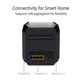 Asus ROG Rapture GT6 2Pack AX10000 WiFi-6 Gaming Router Black Asus ROG Rapture GT6 2Pack AX10000 WiFi-6 Gaming Router Black