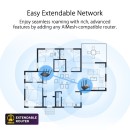 ASUS RT-AX1800HP Dual Band WiFi 6 (802.11ax) Extendable Router supporting MU-MIMO and OFDMA technology, with AiProtection Classic network security powered by Trend Micro™, compatible with ASUS AiMesh WiFi system