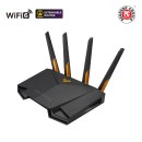 ASUS TUF Gaming AX4200 Dual Band WiFi 6 Gaming Extendable Router with Mobile Game Mode, 3 steps port forwarding, 2.5Gbps port, AiMesh for mesh WiFi, AiProtection Pro network security