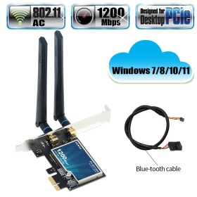 FENVI FV-AC1200S WIFI 5 PCIE WiFi Network Adapter Card FENVI FV-AC1200S WIFI 5 PCIE WiFi Network Adapter Card