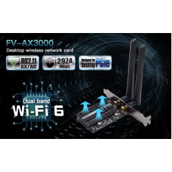FENVI FV-AX3000S WIFI 6 PCIE WiFi Network Adapter Card