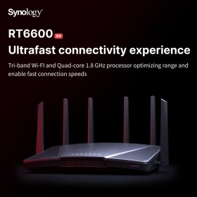 Synology RT6600ax Tri-Band Wi-Fi Router Synology RT6600ax Tri-Band Wi-Fi Router