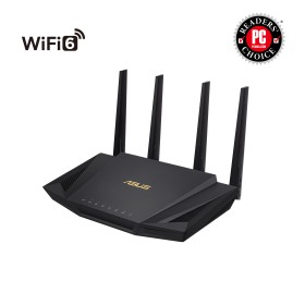 ASUS RT-AX3000 Dual-Band WiFi 6 Router with AiProtection