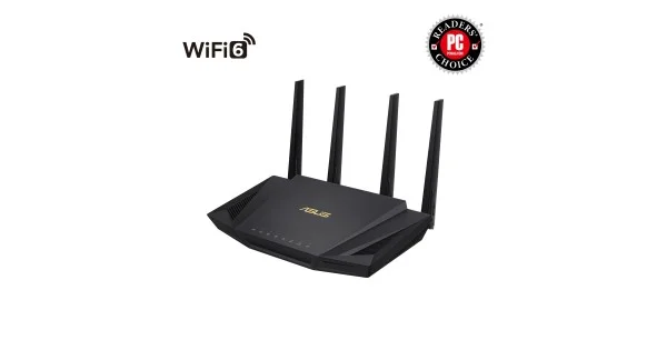 ASUS RT-AX3000 WiFi 6 Router | Fast and Reliable Dual-Band Performance